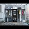 Tuhome Plego 70 in.W, 118 in.W Drawers Closet System, One Drawer, Three Hanging Rods, Five Shelves, Black CLW5362 - alternate 1